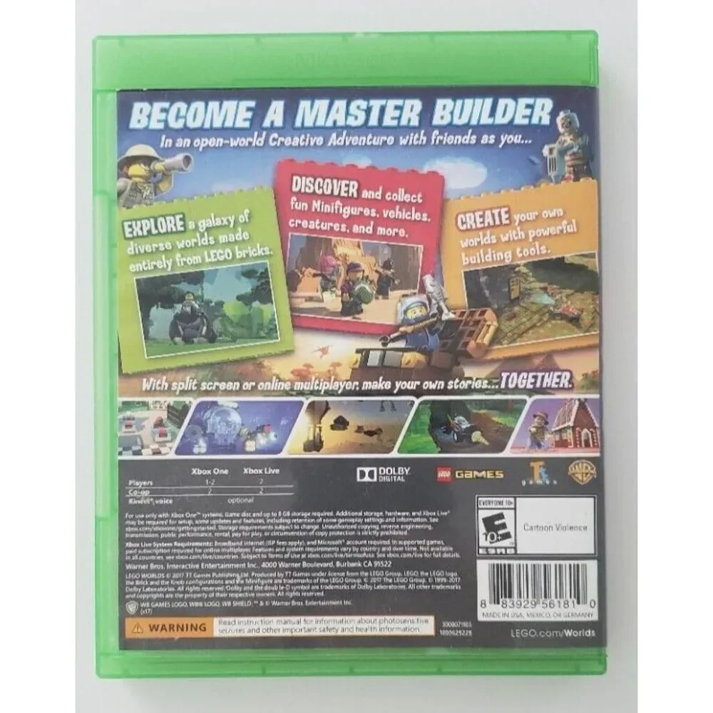 LEGO‎ Worlds - Microsoft Xbox One Used.